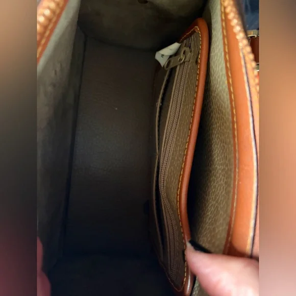 Dooney & Bourke Brown and Tan Tote - Picture 9 of 11